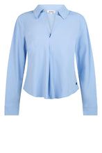 Afbeelding in Gallery-weergave laden, Yvette - ZOSO - Blouse Travelstof - Blue
