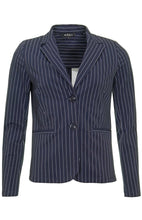 Afbeelding in Gallery-weergave laden, Livi - Mi Piace - Travelstof Blazer - Blue Pinstripe
